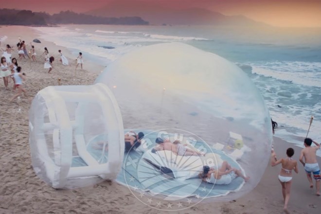 曲江充气球形帐篷
